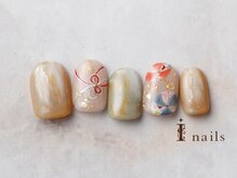 アイネイルズ 横浜EAST店(I-nails)/ニュアンス&手描き和柄ネイル