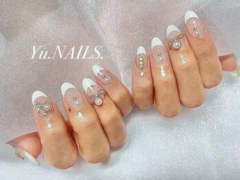 ユーネイルズ 恵比寿(Yu.NAILS.)/フレンチ◎ディオールネイル