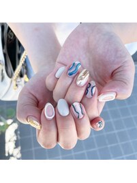 ぷっくりパレットアート