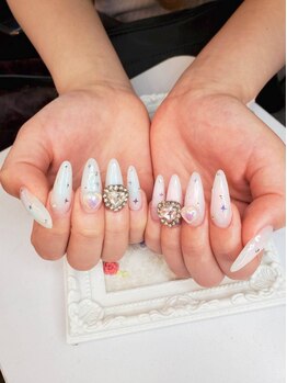 ローラネイル(Roller nail)の写真/【仕事終わり大歓迎】予約枠×でも一度お電話ください！シンプルオフィスデザイン～イベントデザインまで◎