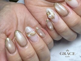 マグネット×ゴールドミラー