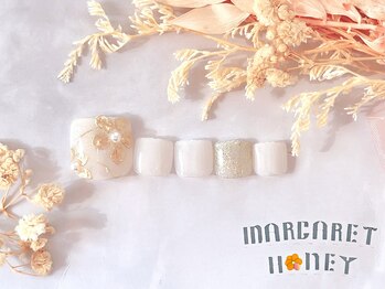 マーガレットハニー 本八幡/ミラーフラワーネイル