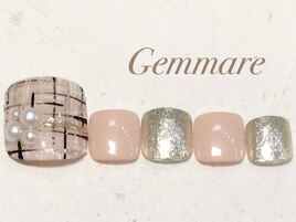 大人ツィードフットネイル