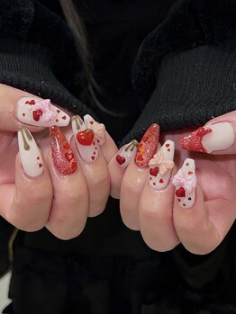 クリスマスネイル