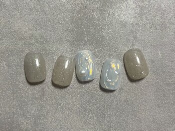 パラジェル認定サロン・フィルイン 【pinqa (ピンカ)】 清澄白河/ラメ/パール/ワンカラー/グレー