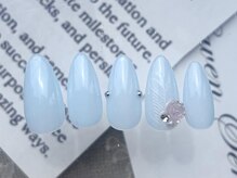アイネイルズ 恵比寿店(I nails)/ブルーレタリング