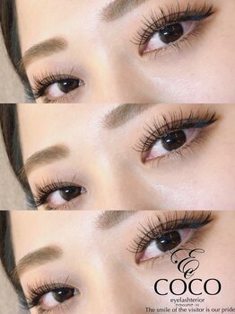 アイラッシュテリアココ(eyelashterior COCO)/バインドロック×下まつ毛
