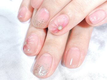 カノンネイル(canon.nail)/ぷっくりフラワー