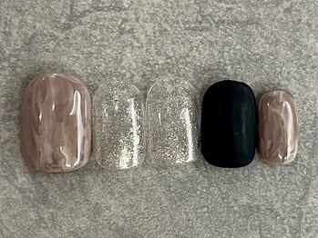 カラネイル 南森町店(calla nail)/ニュアンス×マット