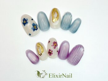 エリクサーネイル 池袋(Elixir Nail)/定額b カジュアル/クーポン使用
