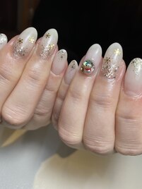 ～雪の結晶ネイル～