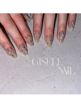 ジゼルネイル(Gisele Nail)/フラッシュ×パール×ストーン
