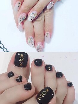 プリティ(Pretty)の写真/＼上品な長さ出しで憧れのロングネイルをご提供／自爪のお悩みも解消しながら長さ・デザインも理想のまま★
