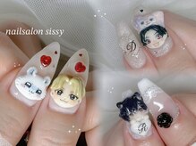 シシー 心斎橋店(sissy)の雰囲気（3Dキャラクターで推しネイル♪7日前までのオーダーで施樹可能◎）