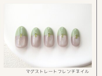 プレンティー 北千住西口店(plenty)/マグストレートフレンチネイル