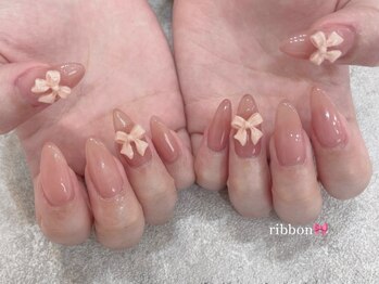 ビューティーサロン ココ 岡崎店(Beauty salon COCO)/うるうるリボンネイル