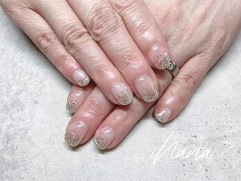 イハナ(ihana)/グラデーション*ラメ