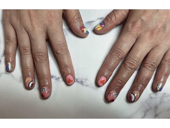 アーザ 吉祥寺(ASa)/韓国風ニコちゃんネイル☆