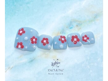 ドットフラワーネイル☆