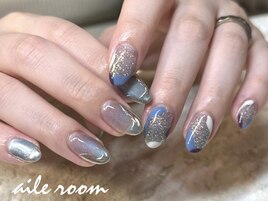 free simple+ 寒色ちぐはぐ