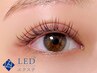 【自まつ毛風】LED(初回無料)×フラットラッシュ80本￥9200