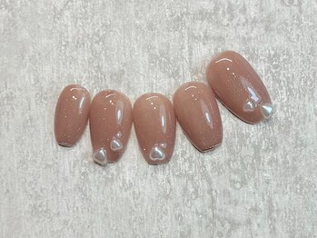 カシータ(casita)/はみ出しハートネイル