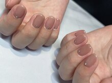 ピアチェーレ(Piacere)/ナチュラルネイル☆¥7,000