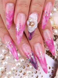 エレガンスフラワーネイル