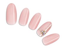 プラスネイル 池袋西口店(PLUS NAIL)/【270】上品ラメライン￥5,489