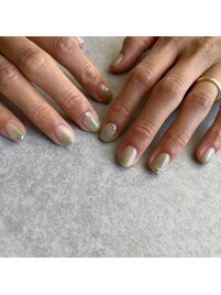 ピスタチオニュアンスネイル☆