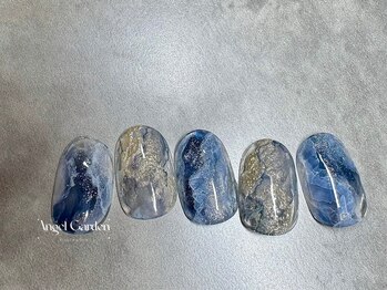 エンジェルガーデンネイル 池袋店(Angelgarden nail)/インクニュアンス|青