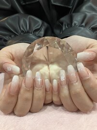 ホワイトグラデ