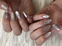 フウ(huu)/gray magnet×ribbon