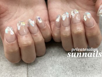 サンネイルズ(sun nails)/6本アート