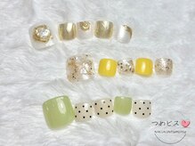 つめピスの雰囲気（フット定額ネイル）