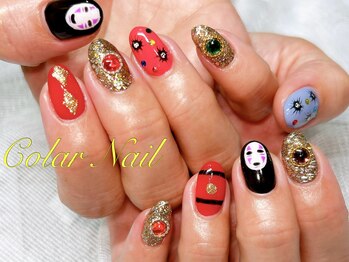 コラールネイル 本町(Colar Nail)/キャラクターモチーフ持ち込み！