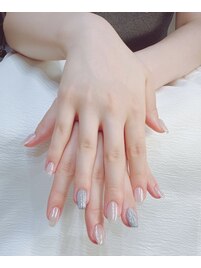 透明感×上品シルバー