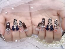 ミナミ(MINAMI)/豹柄ネイル