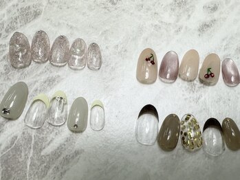 キャンアイドレッシー 上新庄店(Can I Dressy)の写真/【定額デザインコース¥6300】デザインお悩みの方はご相談ください♪デザインサンプル充実◎持ち込みもOK☆