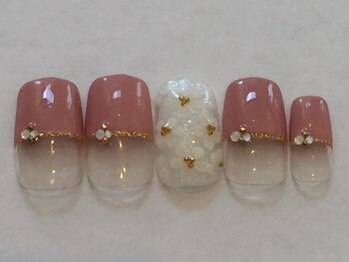 リュストゥール アンド フォンス(Lustr'e&fons)/花柄ネイル★