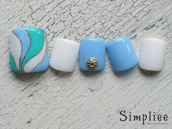 シンプリー ネイルアンドアイラッシュ 祖師谷大蔵店(Simpliee Nail&Eyelash)/フットネイル