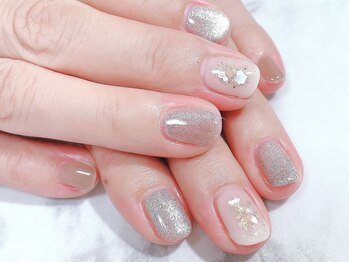 カノンネイル(canon.nail)/秋ベージュ