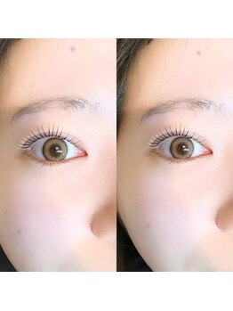 ネイルアンドアイラッシュ スリール(Sourire)/まつ毛パーマ/美眉【施術50分】