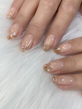 サフィールネイルサフィールネイル(Saphir nail)/シェル×ラメグラデーション