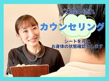 【首肩腰・痛みの専門家】整骨院葵堂 浜松天王院【7/1 NEW OPEN（予定）】/カウンセリングシートのご記入