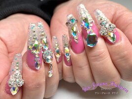 【ロングネイル】ゴテゴテネイル