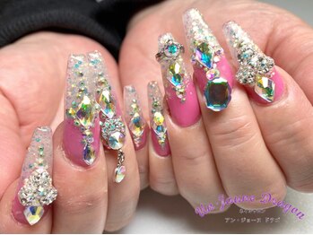 アン ジョーヌドラゴ/【ロングネイル】ゴテゴテネイル