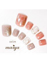 マイヤ 門前仲町本店(maiya)/オーロラフィルムネイル