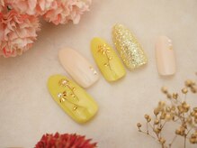 ソウ 難波店 nail salon Sou/スタッズフラワーnail