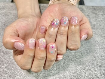 ココネイル(Koco Nail)/ラメグラデーション